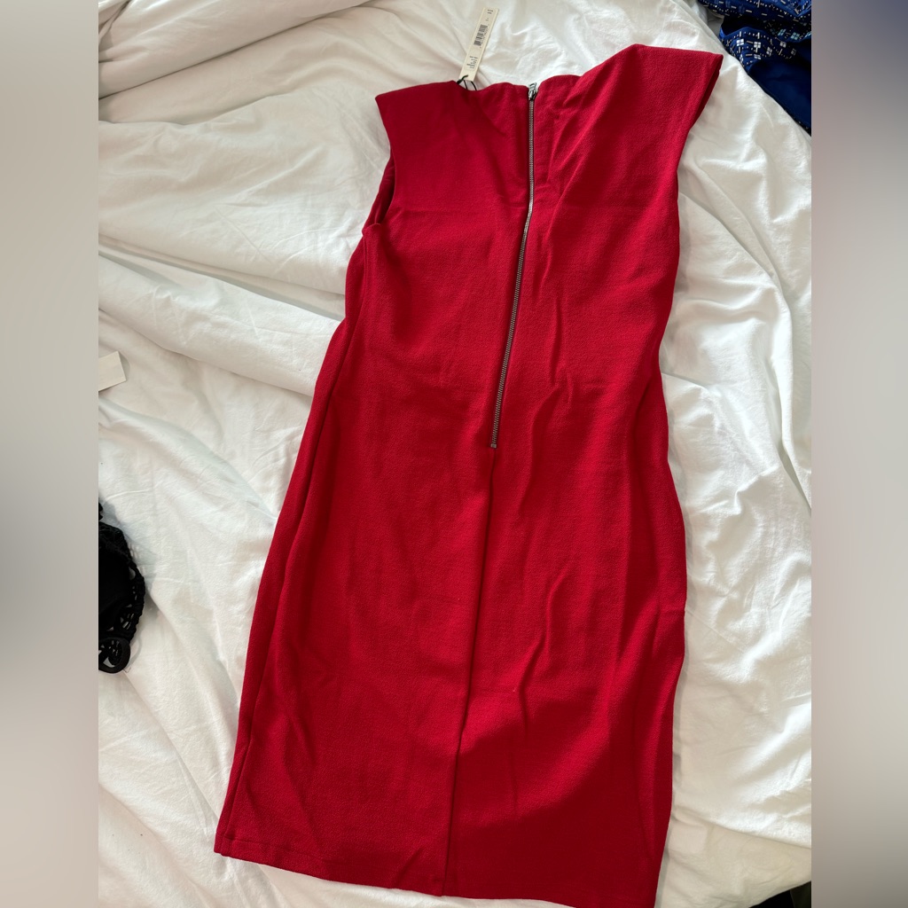Alice And Olivia Red Dress (Never Been Worn)